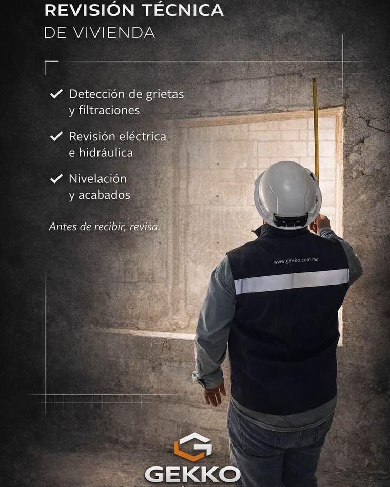 Revisión técnica de vivienda GEKKO antes de la entrega